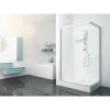 Baliv Komplettdusche DUK-115.120KE 115 Cm X 90 Cm Silber Matt -Duschwelt Verkauf 110942 AB01 190221 L RET01