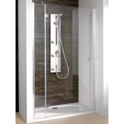 Breuer Drehtür Für Nische Espira Anschlag Rechts Silberperleffekt Klarglas 80 Cm