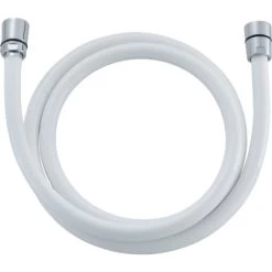 Duschschlauch Mit Drehanschluss Weiß 175 Cm