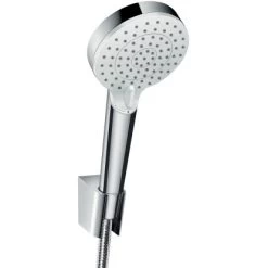 Hansgrohe Brausehalter-Set Crometta Vario Mit Brauseschlauch 160 Cm Weiß-Chrom