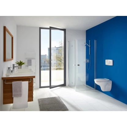 Falt-Eckdusche Ruga Verchromt 3 Falt-Eckdusche Ruga Verchromt