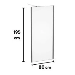 Baliv Seitenwand Für Duschkabine DUK-80.60W 80 Cm X 195 Cm Chrom 23 Baliv Seitenwand Für Duschkabine DUK-80.60W 80 Cm X 195 Cm Chrom -Duschwelt Verkauf 250312111062 VM01 190221 L