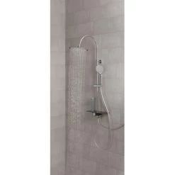 Schütte Überkopf-Brauseset Aquastar Verstellbar Chrom-Anthrazit -Duschwelt Verkauf 31790 2759 4008431605210 2