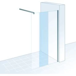 Schulte ExpressPlus Walk In MasterClass Chromoptik Hell 90x200cm -Duschwelt Verkauf 32020 2053 4060991036439 5