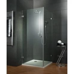 Schulte Drehtür Davita Inkl. Seitenwand Echtglas Chrom -Duschwelt Verkauf 331388 4081 2