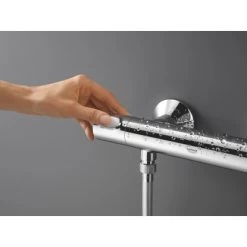 Grohe QuickFix Precision Flow Thermostat-Brausebatterie 1/2" -Duschwelt Verkauf 4005176632488 6