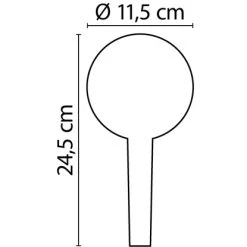 AquaSu Handbrause Tola Mit 1 Strahlart Chrom -Duschwelt Verkauf 4006596722865 722865 47