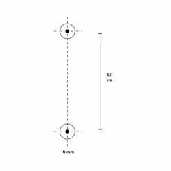 Baliv Brausestange DST-50.01, 58 Cm Verchromt -Duschwelt Verkauf 4007873312373 WEB01 260521