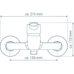 Schütte Duscharmatur Vico Chrom -Duschwelt Verkauf 4008431424002 2759 99