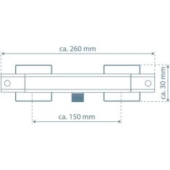 Schütte Thermostat-Duscharmatur Signo Chrom -Duschwelt Verkauf 4008431524856 2759 99