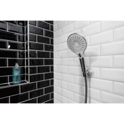 Wenko Duschkopfhalter 360° Befestigen Ohne Bohren Ø 8 X 7,5 Cm Chrom -Duschwelt Verkauf 4008838388181 1068 AB 01