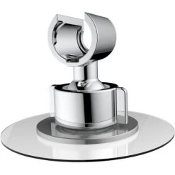 Wenko Duschkopfhalter 360° Befestigen Ohne Bohren Ø 8 X 7,5 Cm Chrom -Duschwelt Verkauf 4008838388181 1068 S 02