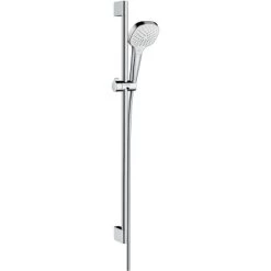 Hansgrohe Brauseset Croma Select E Vario Mit Brausestange 90 Cm Weiß-Chrom