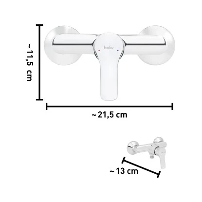 Baliv Duscharmatur DU-5750 Chrom 6 Baliv Duscharmatur DU-5750 Chrom – Bild 4