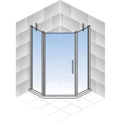 Schulte Fünfeckdusche Mit Drehtür Alexa Style 2.0 Chromoptik BxHxT 90x90x192 Cm 10 Schulte Fünfeckdusche Mit Drehtür Alexa Style 2.0 Chromoptik BxHxT 90x90x192 Cm -Duschwelt Verkauf 4060991019579 2053 04