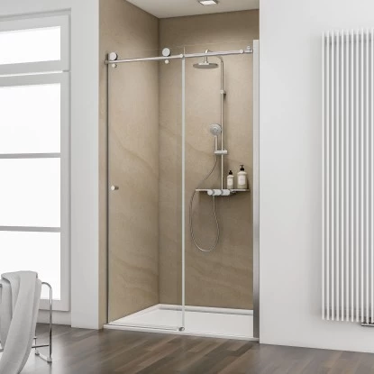 Schulte Schiebetür Mit Festelement Rechts In Nische MasterClass BxH 160 X 200 Cm 3 Schulte Schiebetür Mit Festelement Rechts In Nische MasterClass BxH 160 X 200 Cm