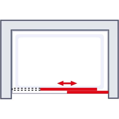 Schulte Schiebetür Mit Festelement Rechts In Nische MasterClass BxH 160 X 200 Cm 5 Schulte Schiebetür Mit Festelement Rechts In Nische MasterClass BxH 160 X 200 Cm – Bild 3