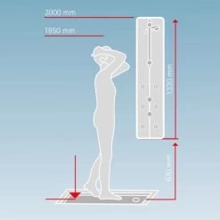 Schulte Dusch Master Rain Mit Thermostat Und Tellerkopfbrause -Duschwelt Verkauf 4060991035418 2053 6