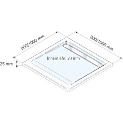 Schulte ExpressPlus Duschwanne Mit Rinne Extraflach 90x90cm -Duschwelt Verkauf 4060991037115 2053 5
