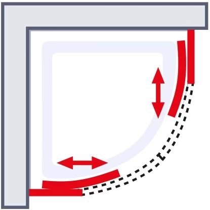 Schulte ExpressPlus Runddusche Kristall/Trend Inkl. Duschwanne 80x80cm 8 Schulte ExpressPlus Runddusche Kristall/Trend Inkl. Duschwanne 80x80cm – Bild 6