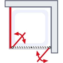 Schulte ExpressPlus Set Duschkabine Pendeltür Garant Mit Duschwanne 200x80cm 18 Schulte ExpressPlus Set Duschkabine Pendeltür Garant Mit Duschwanne 200x80cm -Duschwelt Verkauf 4060991056017 2053 6