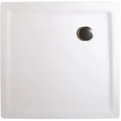 Schulte ExpressPlus Duschwanne Eckig Extra-flach Mineralguss 90 X 90 Cm