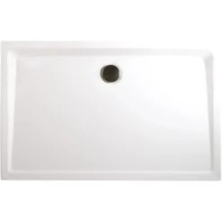 Schulte ExpressPlus Duschwanne Eckig Extra-flach Mineralguss Asym. 80x120cm