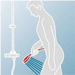 Schulte ExpressPlus Duschsystem Rain Classic Mit Thermostat Black Style Eckig -Duschwelt Verkauf 4060991058806 2053 9