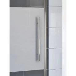 Schulte Youngline Drehtür Inkl. Seitenwand Chromoptik Echtglas Klar Hell -Duschwelt Verkauf 440341 4081 2