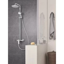 Grohe Duschsystem Tempesta Cosmopolitan 210 Chrom Mit Einhandmischer -Duschwelt Verkauf 4520 ZZH T26224C01 000 02