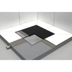 ESS Easy Drain Duschrinne DOT Square 61,5 X 61,5 Cm -Duschwelt Verkauf 4848529 1709 b2