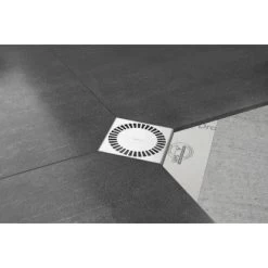 ESS Easy Drain Duschboard Aqua Brillant 120 X 110 Cm Komplettset -Duschwelt Verkauf 4855755 1709 b4