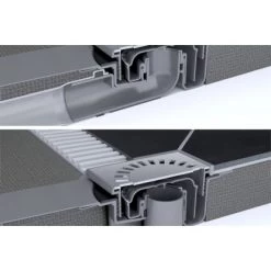 ESS Easy Drain Duschboard Aqua Brillant 120 X 110 Cm Komplettset -Duschwelt Verkauf 4855755 1709 b5