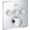 Grohe Unterputzmischer SmartControl Mit 3 Absperrventilen Chrom Eckig -Duschwelt Verkauf 518787 4520 29149000