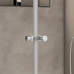 Schulte Eckeinstieg Mit Schiebetüren Sunny 180 Cm X 75-90 Cm Silber Glasdekor -Duschwelt Verkauf 5777008 CU 01