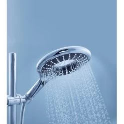 Grohe Handbrause Rainshower Icon 150 Chrom-Granit 2 Strahlarten -Duschwelt Verkauf 603160 4520 GroheBrausen 2