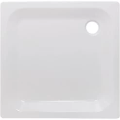 Sanicomfort Stahl Duschwanne 90 Cm X 90 Cm X 16 Cm Weiß
