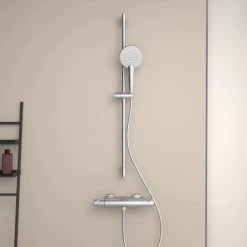 Ideal Standard Brausethermostat Ceratherm T50 Aufputz Mit Ablage Chrom -Duschwelt Verkauf 611782 3049 4