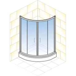 Schulte ExpressPlus Runddusche Sunny Sicherheitsglas Chromoptik 190x90x90cm -Duschwelt Verkauf 63462 2053 4060991051197 2