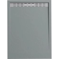 Verosan+ Duschplatte Mit Duschrinne Hellgrau 120 Cm X 90 Cm