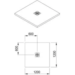 Bodenebenes Verfliesbares Duschelement 120 Cm X 120 Cm 8 Bodenebenes Verfliesbares Duschelement 120 Cm X 120 Cm -Duschwelt Verkauf 674803 3209 3