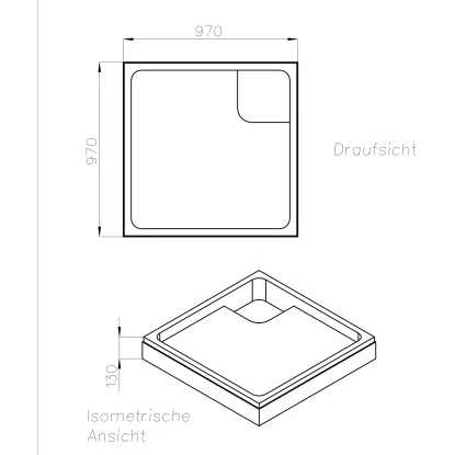 Ottofond Wannenträger Maui-Q 100 Cm 4 Ottofond Wannenträger Maui-Q 100 Cm – Bild 2