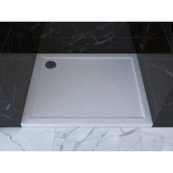 Baliv Duschwanne DW-90.110E Acryl In Steinoptik 90 Cm X 90 Cm Weiß 12 Baliv Duschwanne DW-90.110E Acryl In Steinoptik 90 Cm X 90 Cm Weiß -Duschwelt Verkauf 700710238676 AB01 190221 L