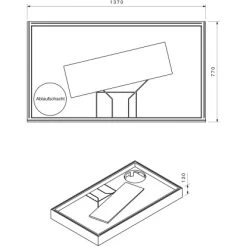 Duschwannenträger Für Ottofond Aruba 140 Cm X 80 Cm -Duschwelt Verkauf 765905 4034 17014498 2