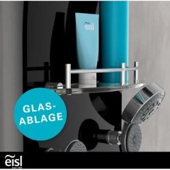 Eisl Duschpaneel Karibik 3 In 1 Mit Regendusche Sechs Massagedüsen Schwarz -Duschwelt Verkauf 7663602 2759 10