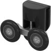 Baliv Türlaufrolle Doppelt Oben 2,3 Cm Schwarz Für Duschkabine Factory 4 Stück -Duschwelt Verkauf 864755 4018 1