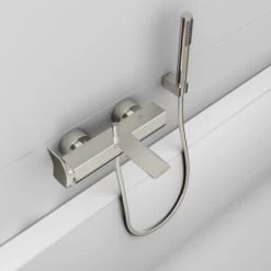 Ideal Standard Brausehalter Idealrain Atelier Silver Eckig Für Handbrause -Duschwelt Verkauf 887375 3049 6