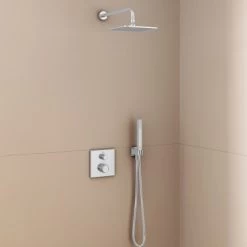 Ideal Standard Brausehalter Idealrain Atelier Chrom Eckig Für HB + Schlauch -Duschwelt Verkauf 887383 3049 5