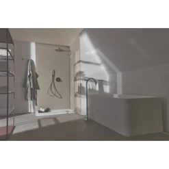 Ideal Standard Brausehalter Idealrain Atelier Chrom Rund Für HB + Schlauch -Duschwelt Verkauf 887443 3049 8