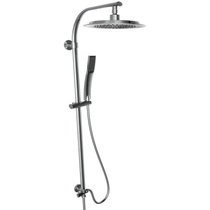 Eisl Duschset Stiloval Duschsäule Mit Regendusche Und Handbrause Chrom 2 Eisl Duschset Stiloval Duschsäule Mit Regendusche Und Handbrause Chrom